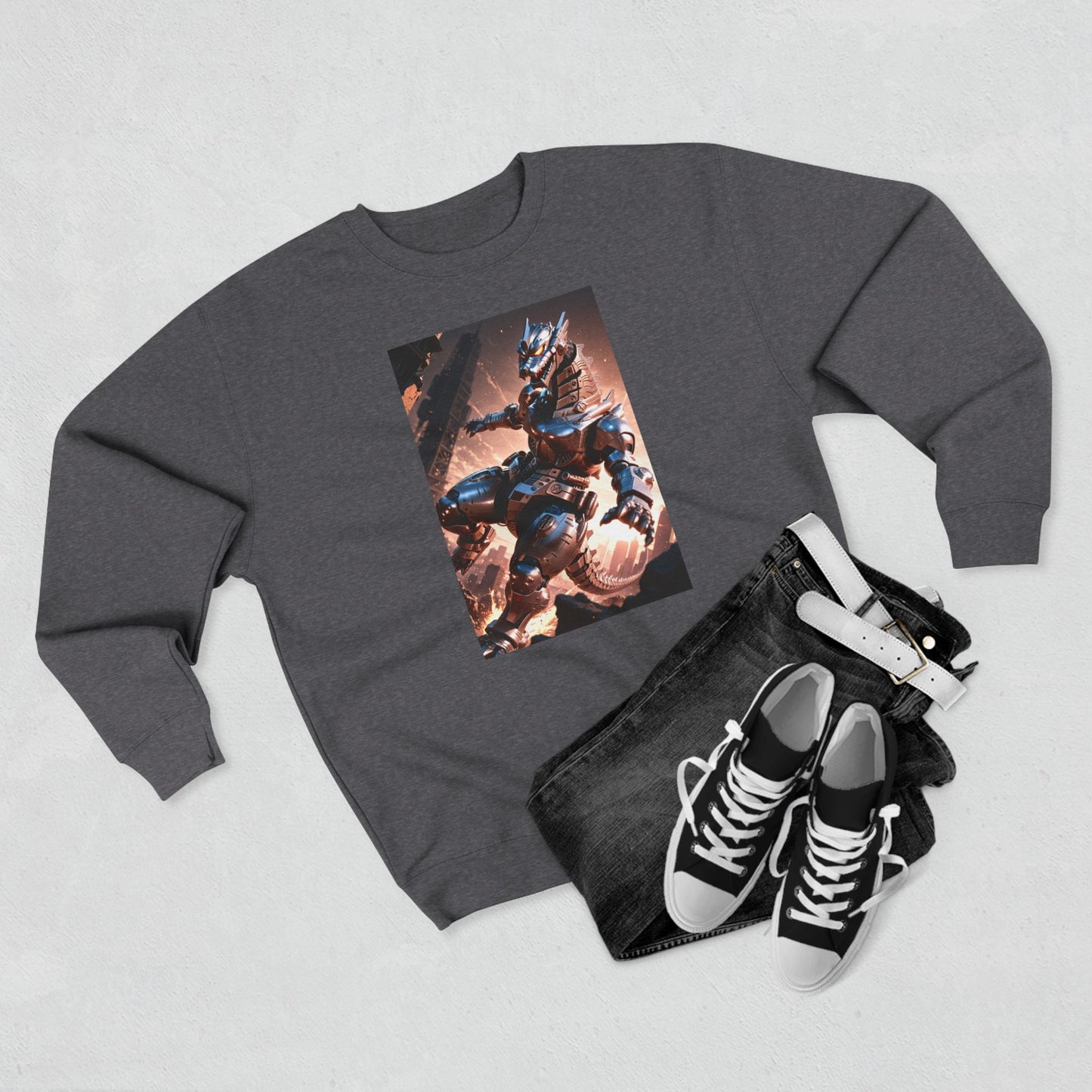 Mechagodzilla Crewneck Sweatshirt