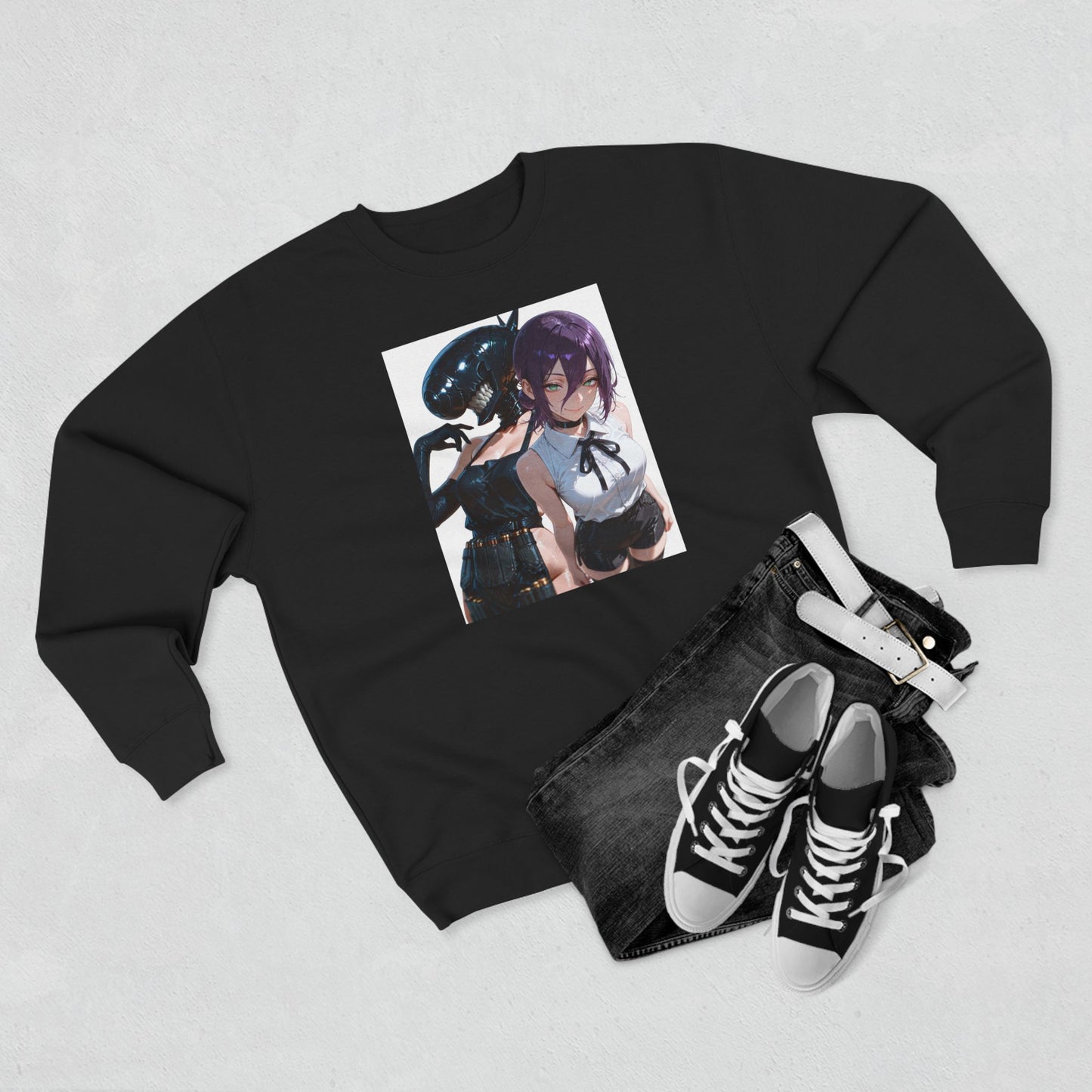 Bomb Devil x Reze (Chainsaw Man) Crewneck Sweatshirt