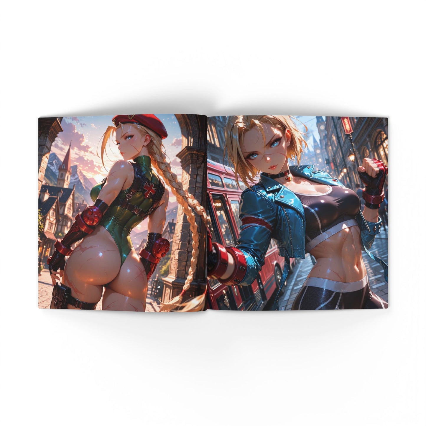Street Fighter Pin-ups Soft Cover Photo Book