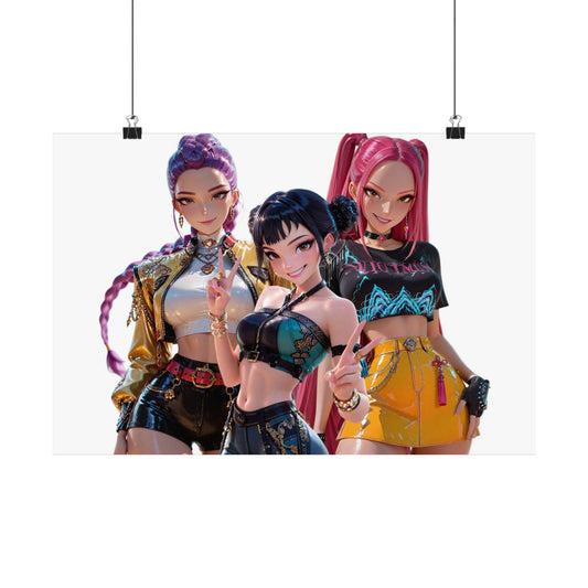 K-Pop Demon Hunters Huntrix Poster