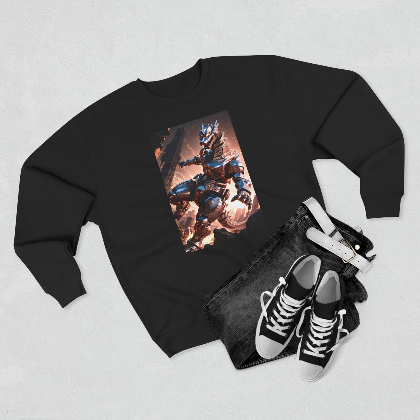 Mechagodzilla Crewneck Sweatshirt