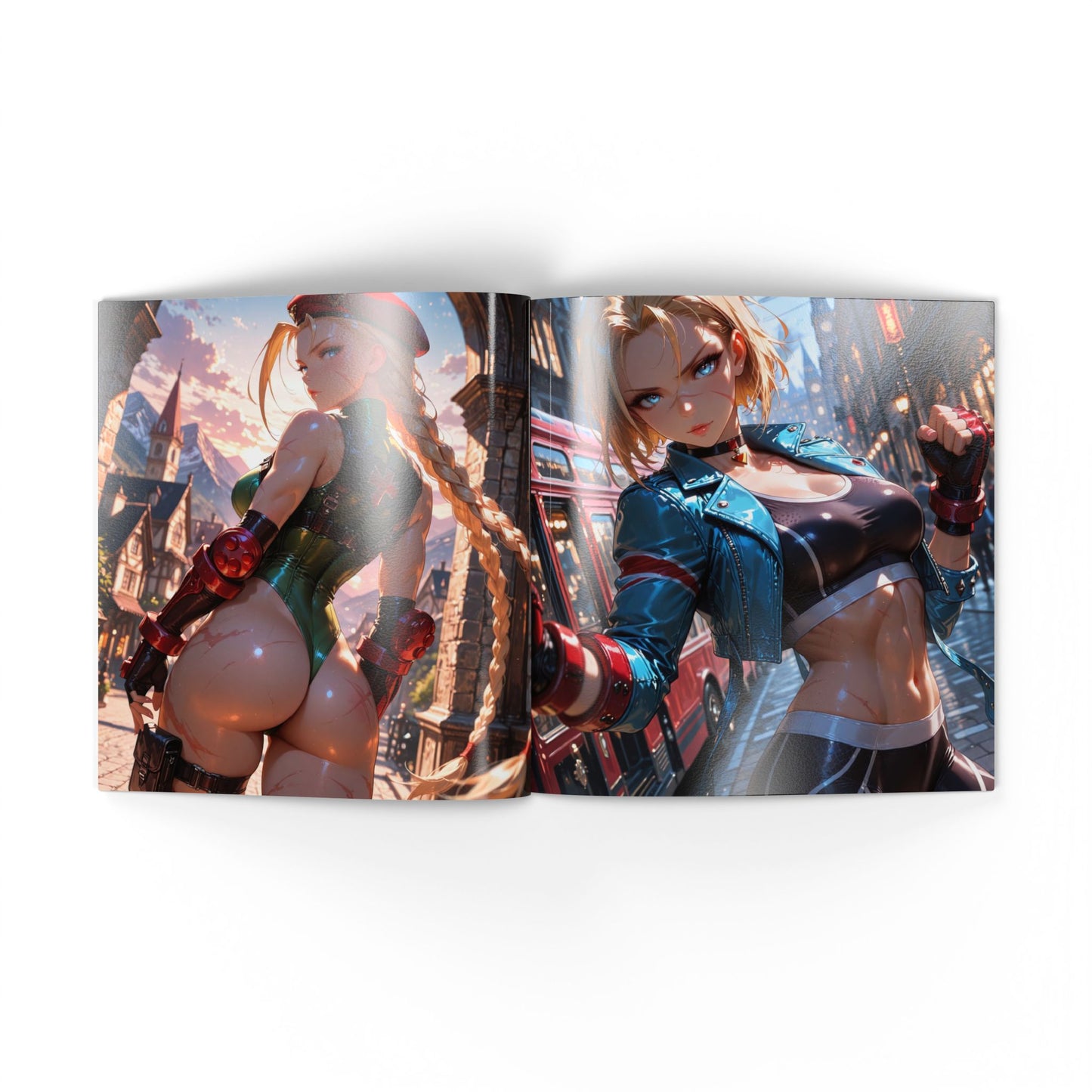 Street Fighter Pin-ups Soft Cover Photo Book