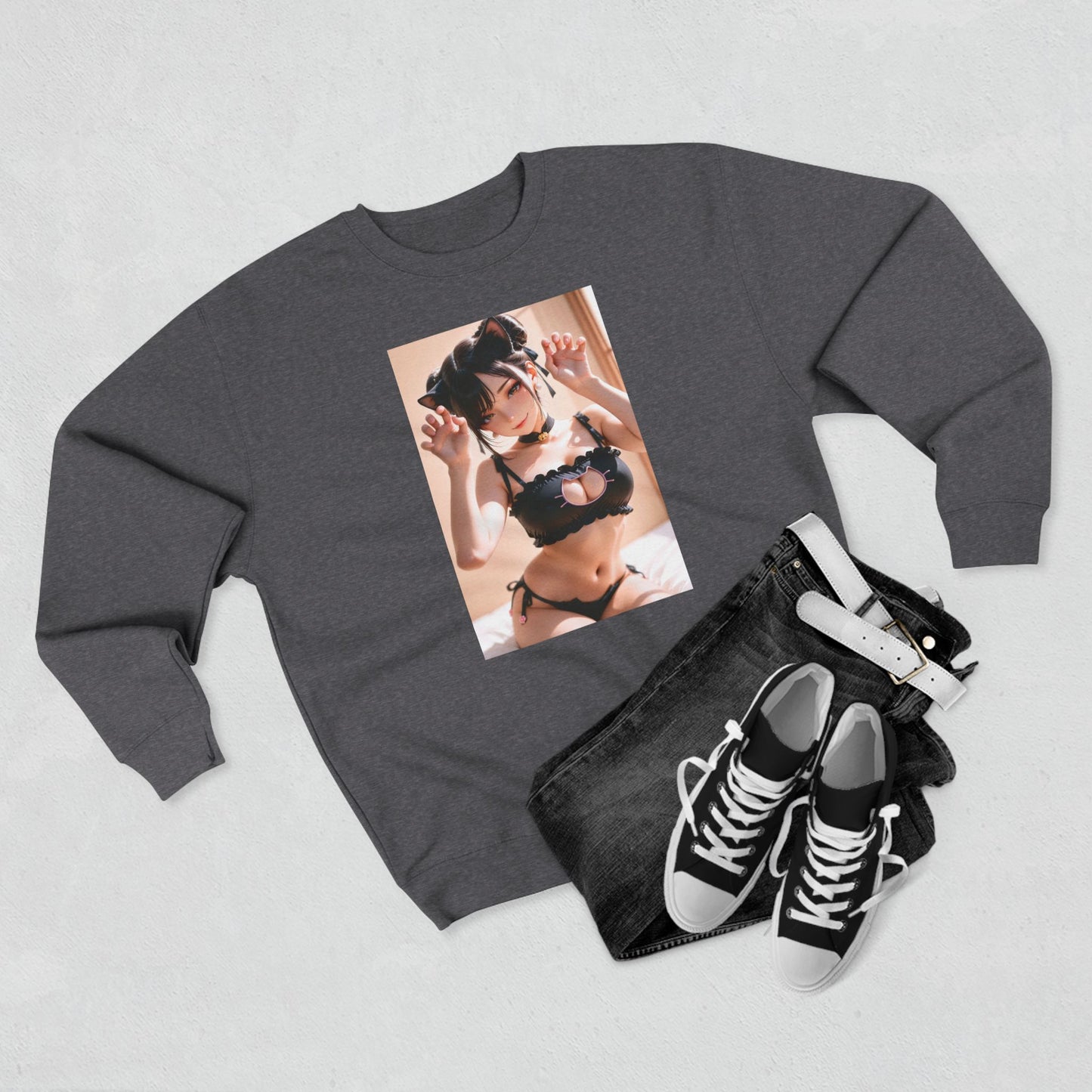 Chun Li Nyan Nyan Crewneck Sweatshirt