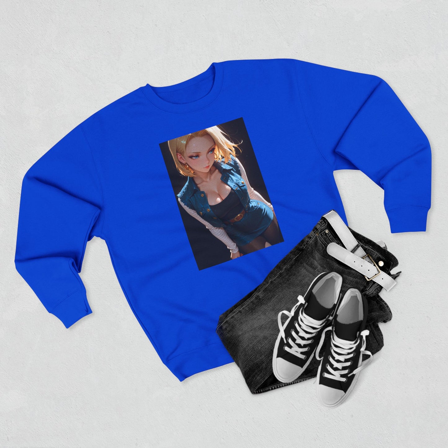 Android 18 Crewneck Sweatshirt