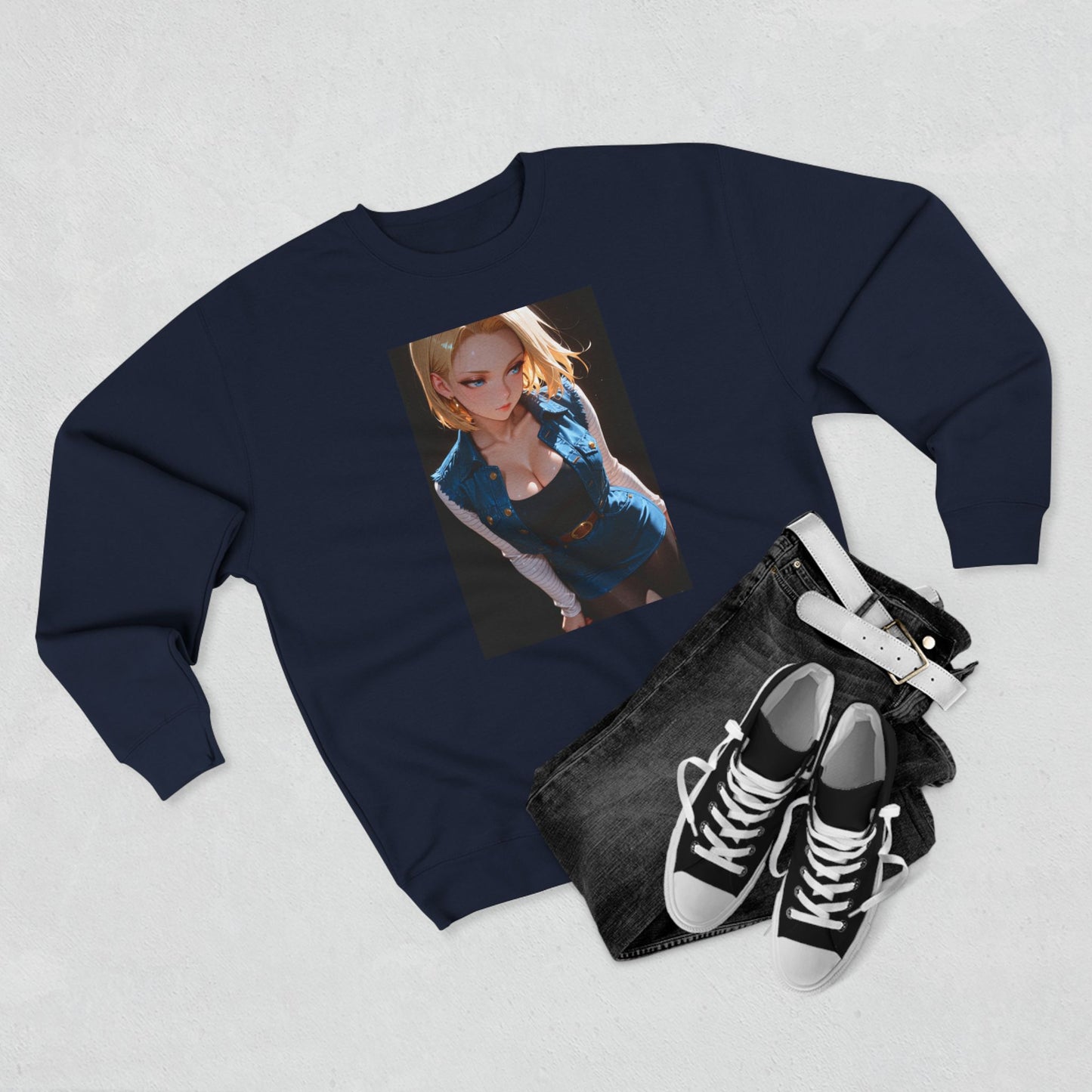 Android 18 Crewneck Sweatshirt